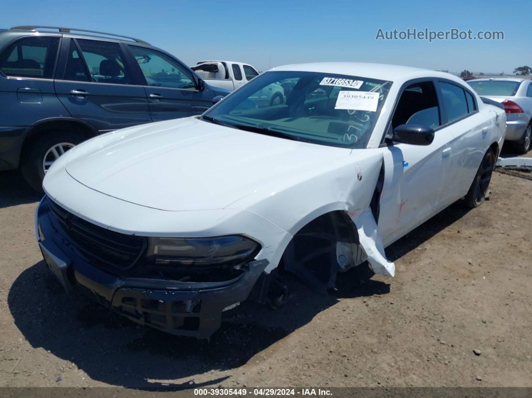 2021 Dodge Charger Sxt Rwd White vin: 2C3CDXBG4MH533978