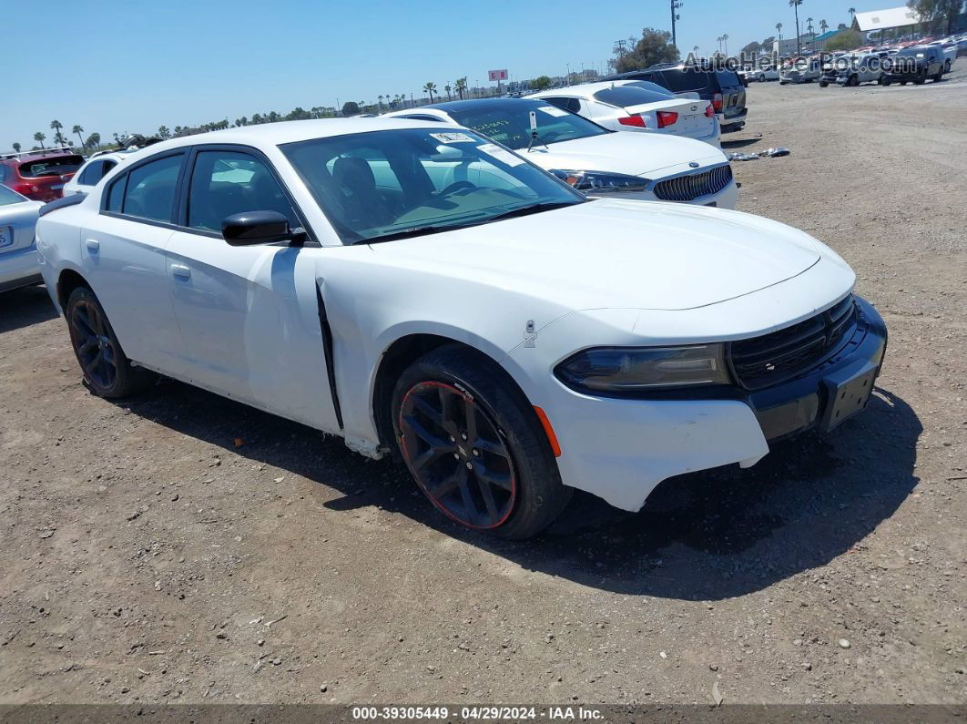 2021 Dodge Charger Sxt Rwd White vin: 2C3CDXBG4MH533978