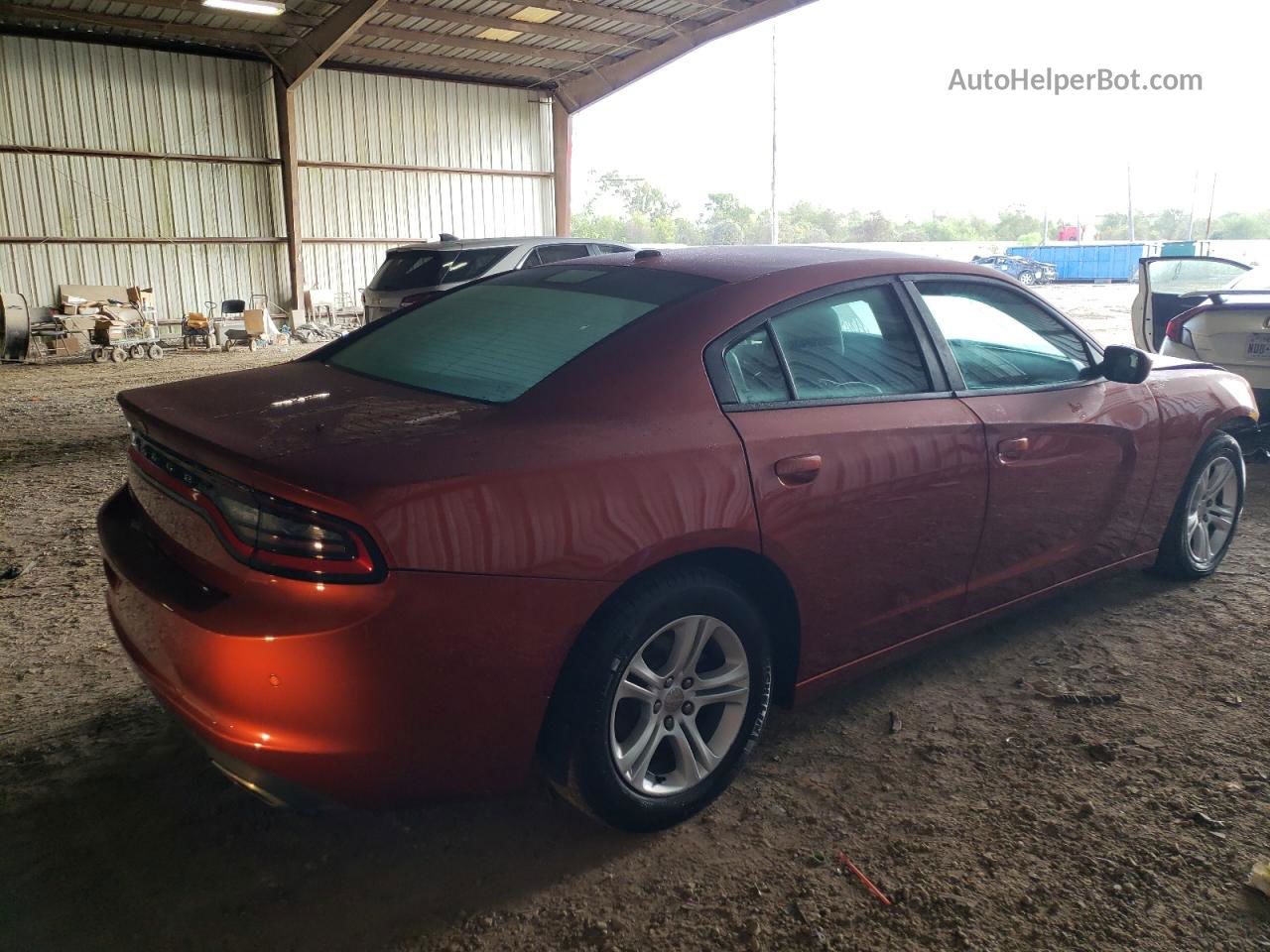 2021 Dodge Charger Sxt Orange vin: 2C3CDXBG4MH535195