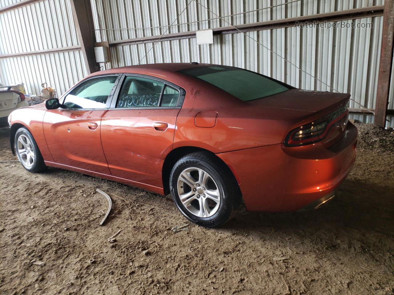 2021 Dodge Charger Sxt Orange vin: 2C3CDXBG4MH535195