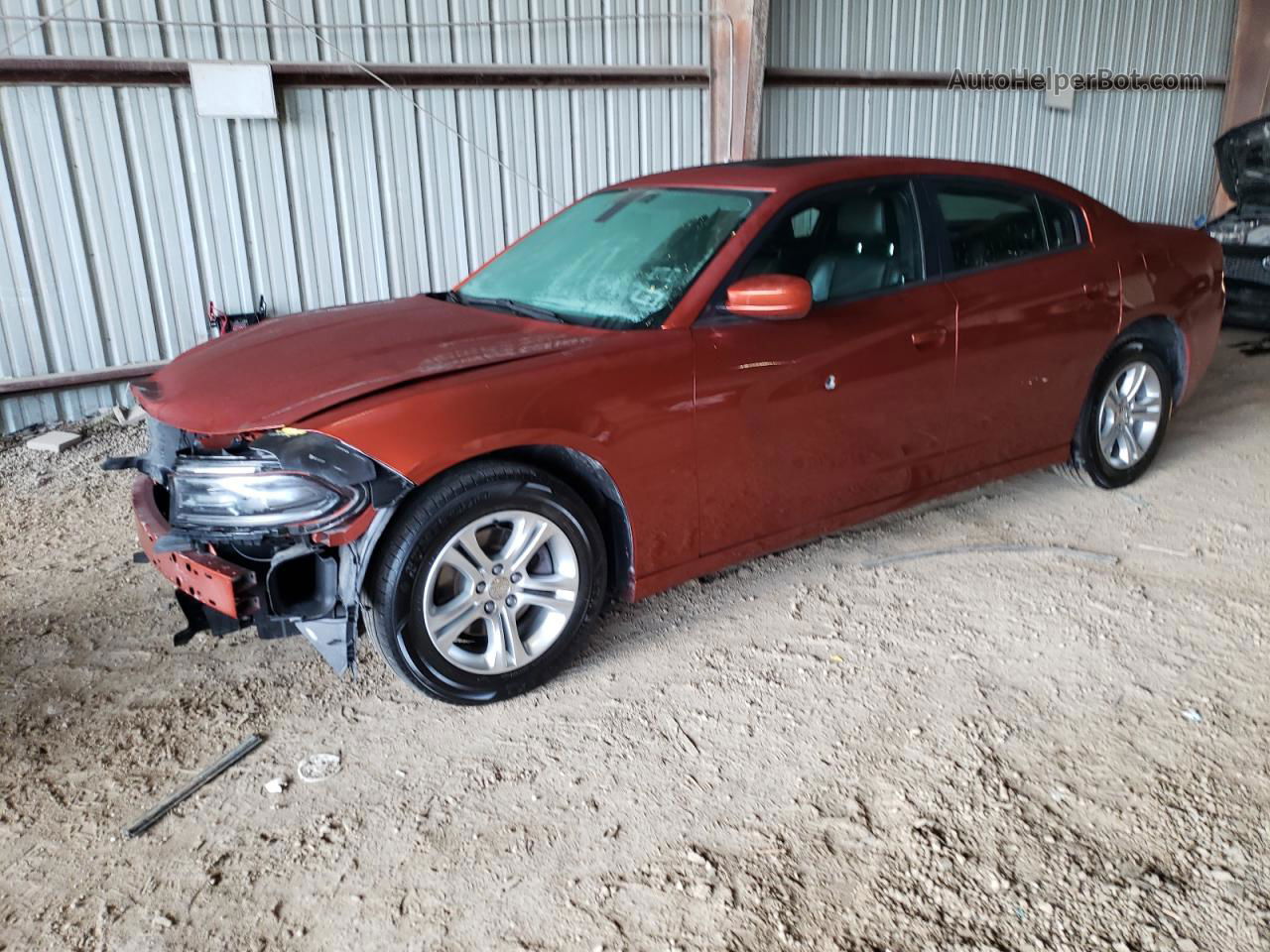 2021 Dodge Charger Sxt Оранжевый vin: 2C3CDXBG4MH535195