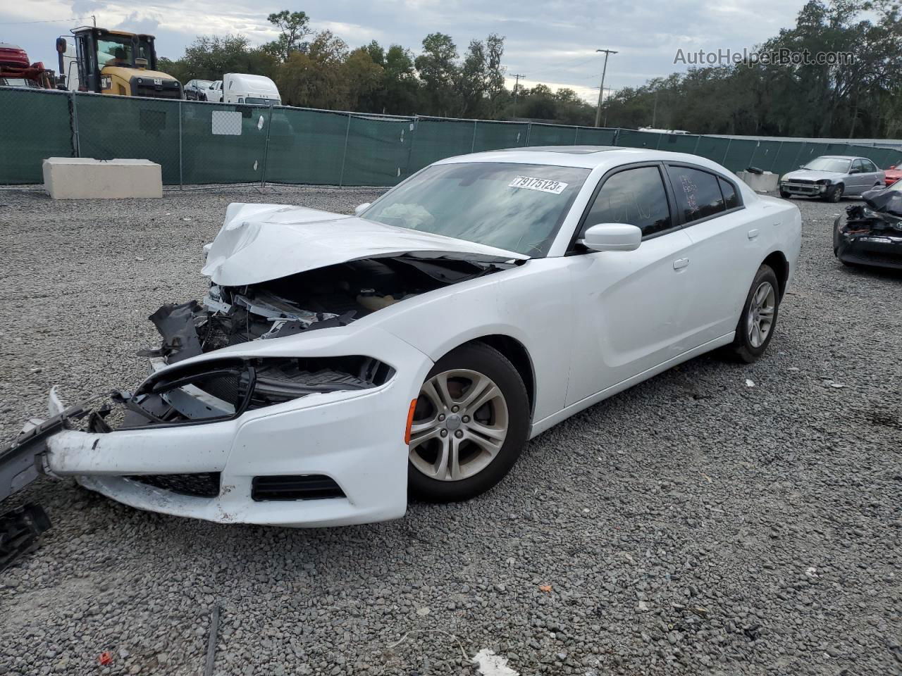 2021 Dodge Charger Sxt Белый vin: 2C3CDXBG4MH536542