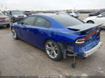 2021 Dodge Charger Sxt Rwd Blue vin: 2C3CDXBG4MH540395