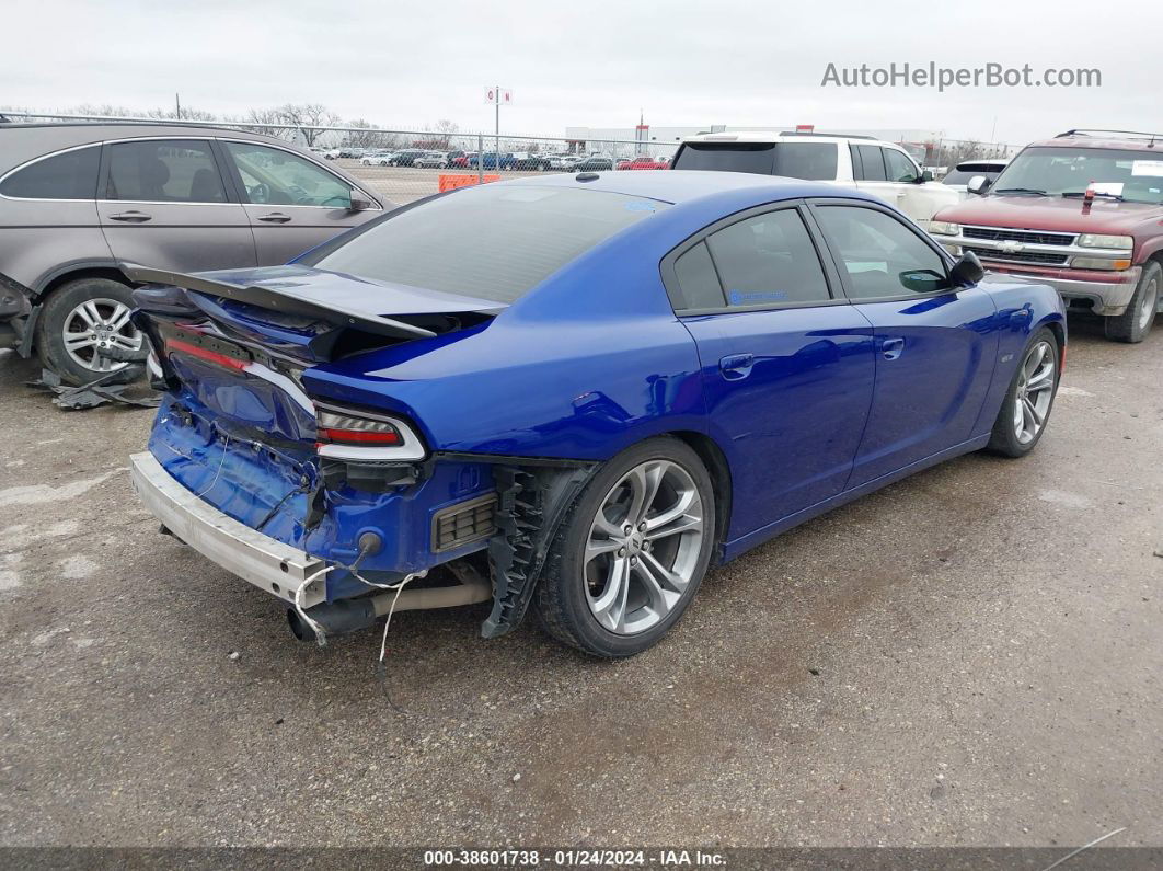 2021 Dodge Charger Sxt Rwd Blue vin: 2C3CDXBG4MH540395