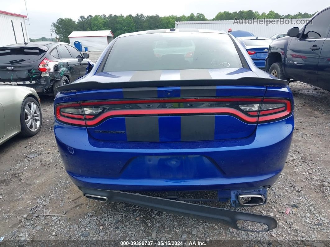 2021 Dodge Charger Sxt Rwd Blue vin: 2C3CDXBG4MH612423