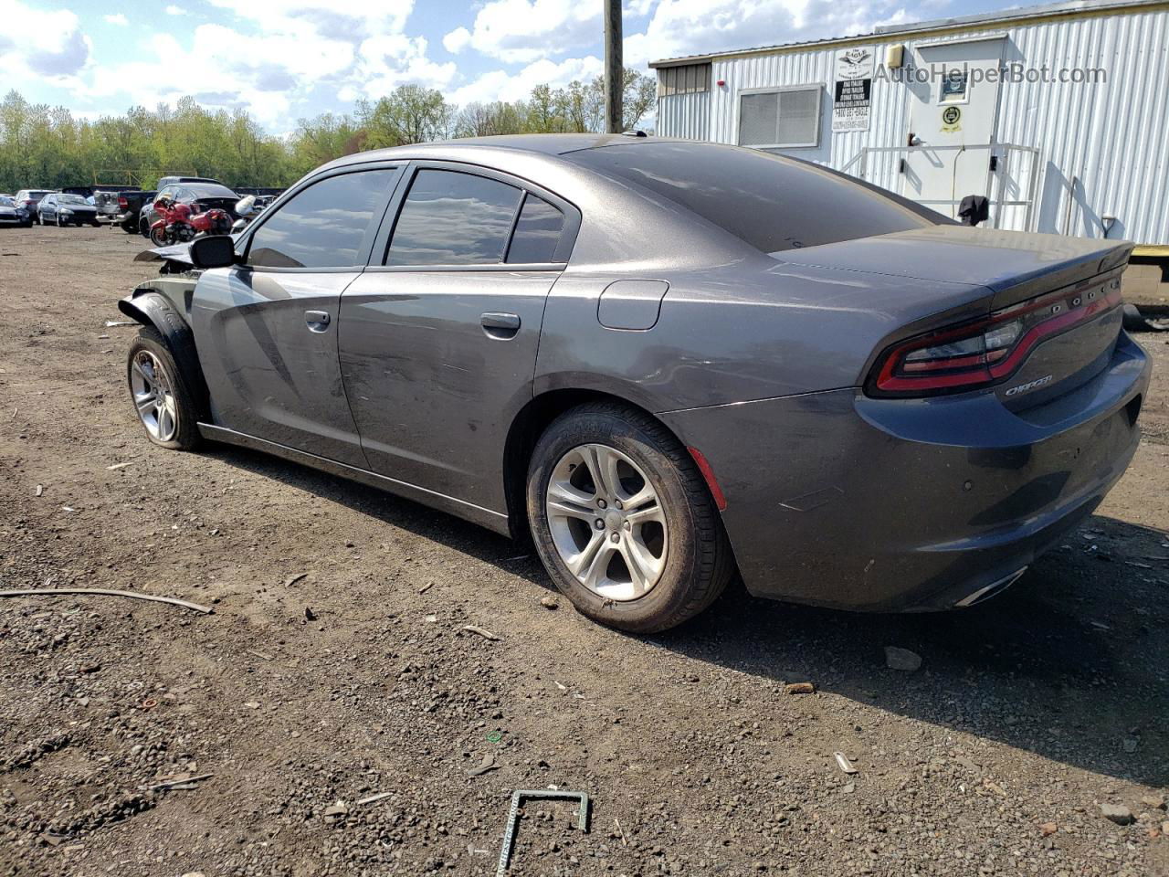 2021 Dodge Charger Sxt Gray vin: 2C3CDXBG4MH624491