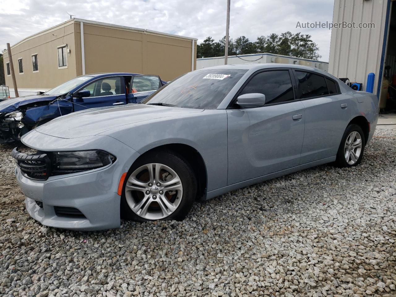 2021 Dodge Charger Sxt Gray vin: 2C3CDXBG4MH639136