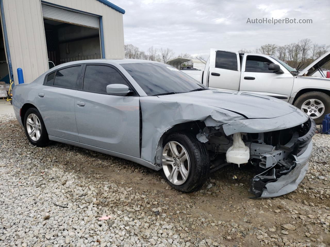 2021 Dodge Charger Sxt Серый vin: 2C3CDXBG4MH639136