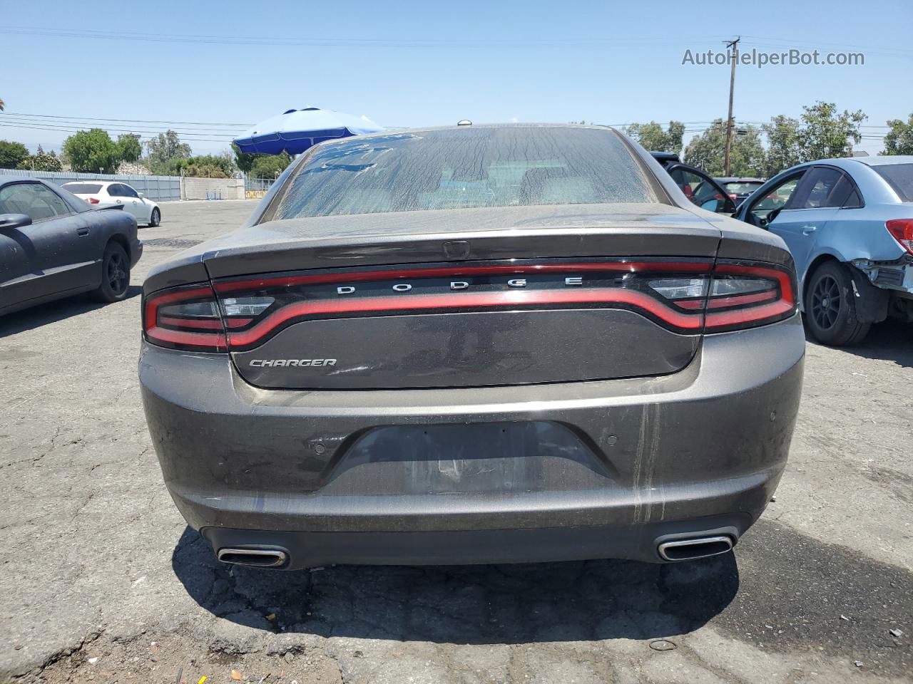 2021 Dodge Charger Sxt Gray vin: 2C3CDXBG4MH642599