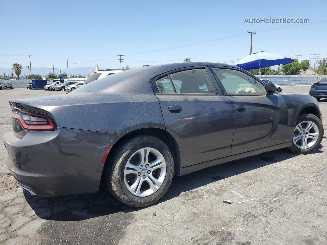 2021 Dodge Charger Sxt Серый vin: 2C3CDXBG4MH642599