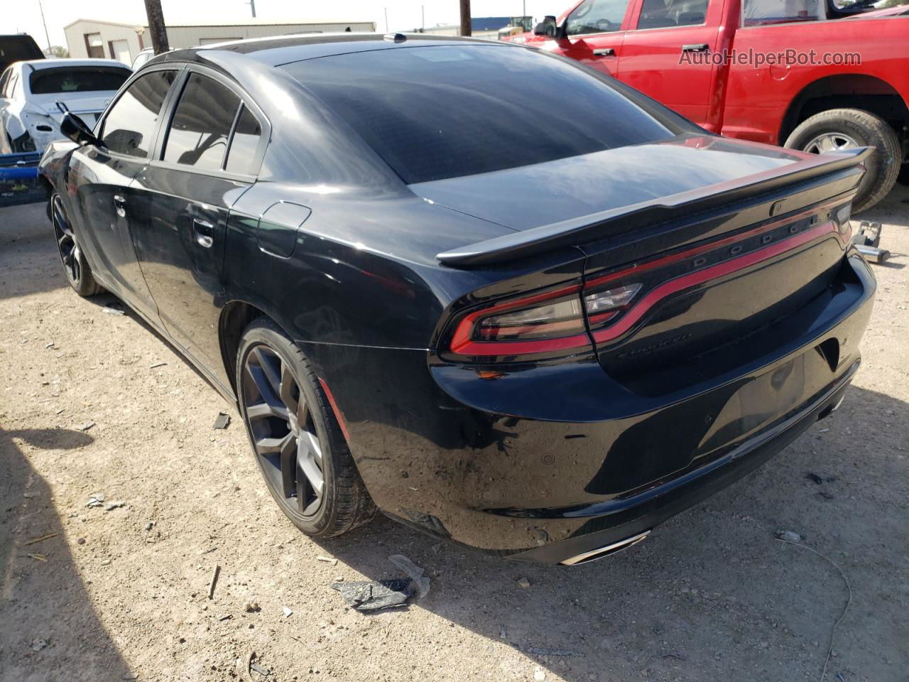 2021 Dodge Charger Sxt Черный vin: 2C3CDXBG4MH678390