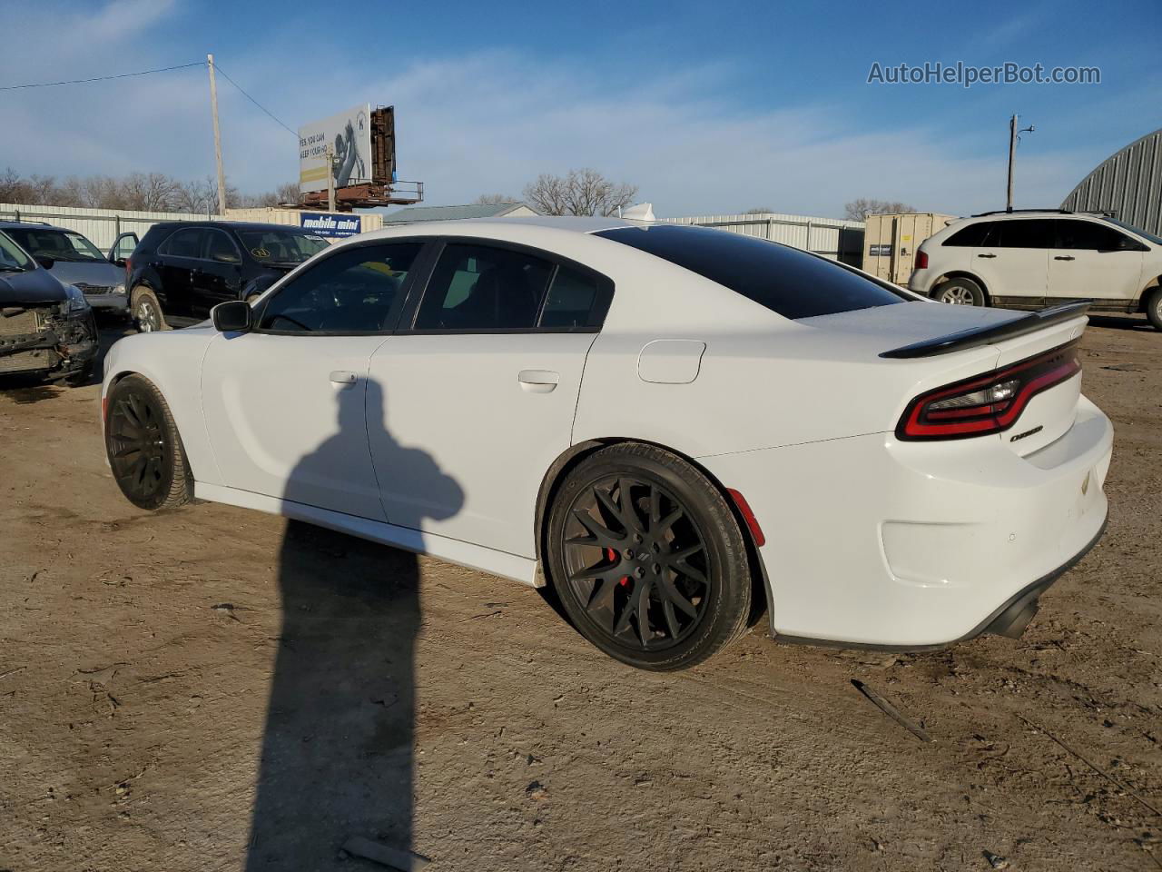 2016 Dodge Charger Se White vin: 2C3CDXBG5FH724991