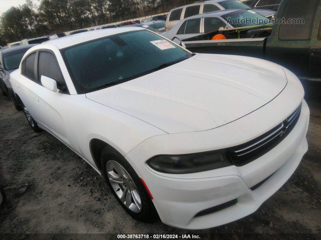 2016 Dodge Charger Se Белый vin: 2C3CDXBG5GH103588