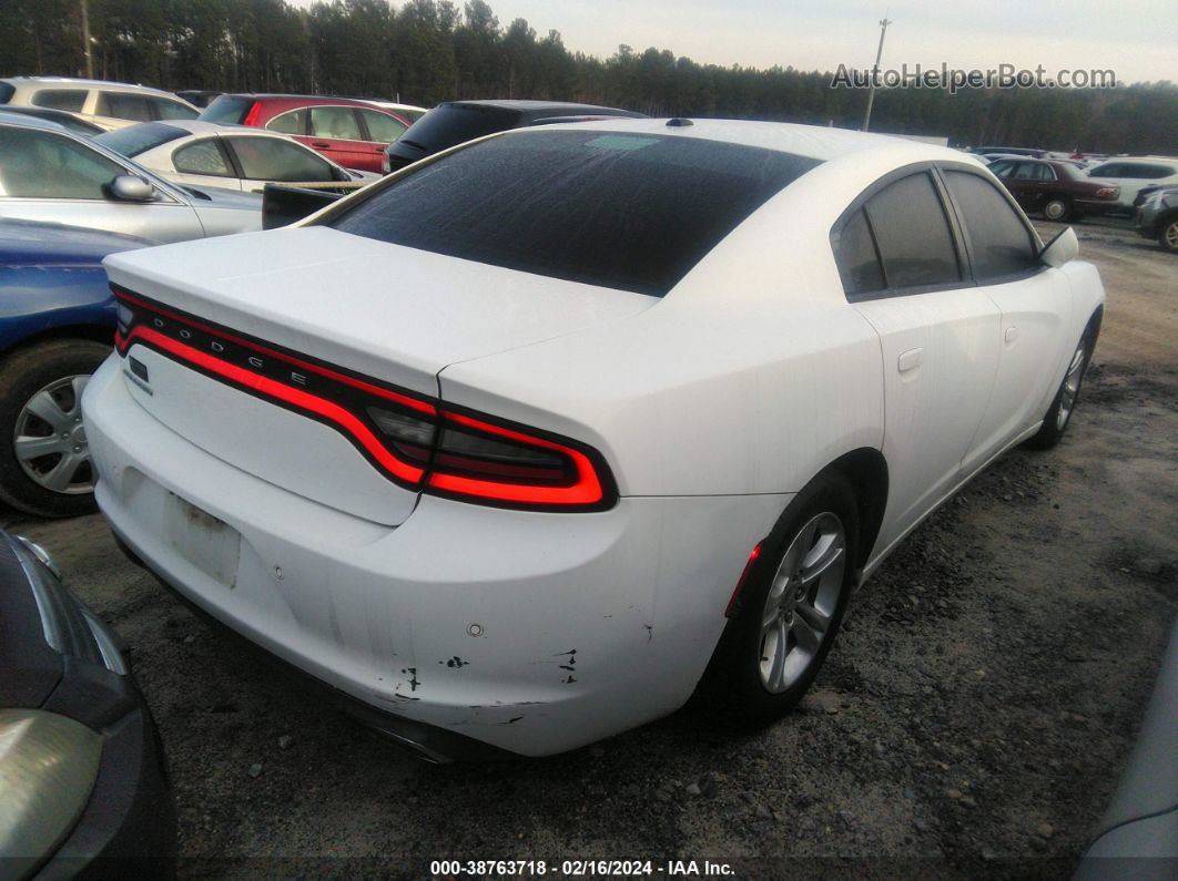 2016 Dodge Charger Se White vin: 2C3CDXBG5GH103588