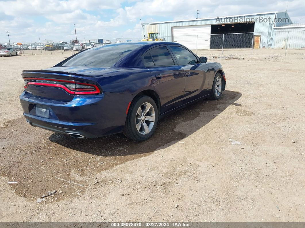 2016 Dodge Charger Se Blue vin: 2C3CDXBG5GH146652