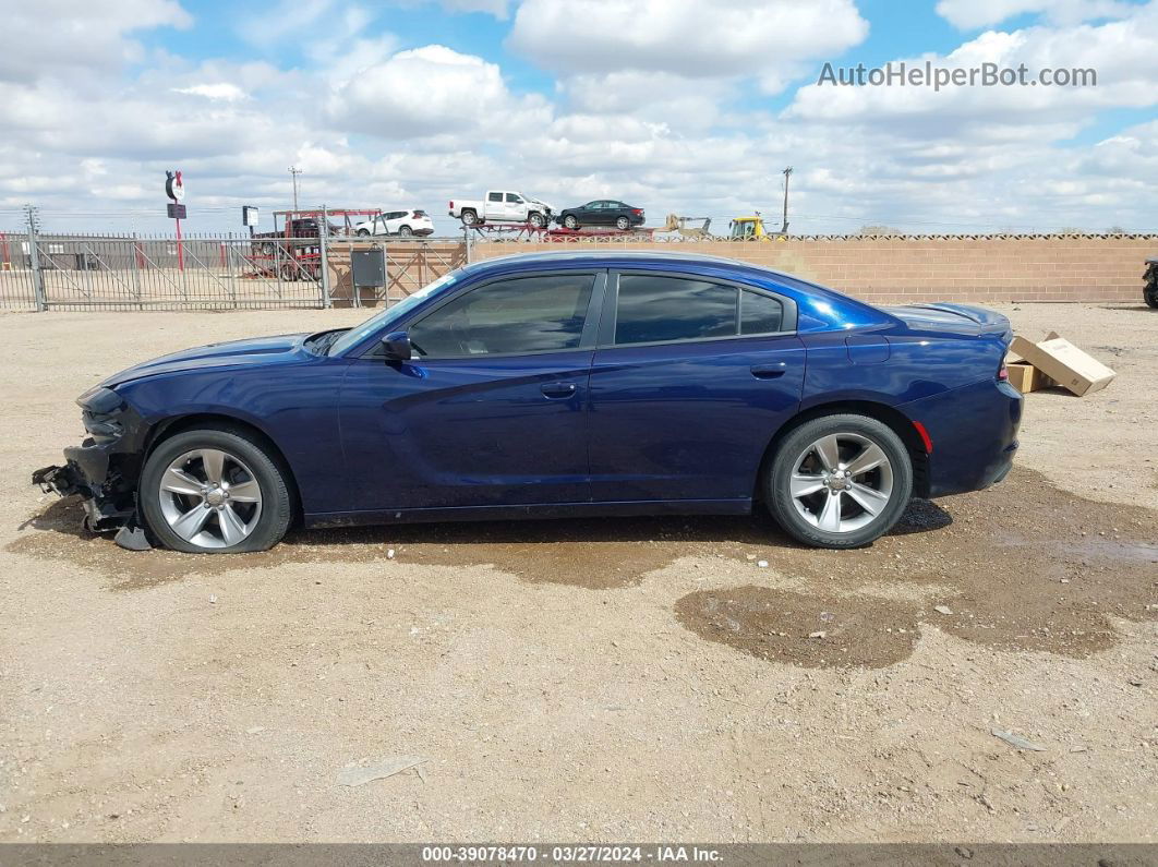 2016 Dodge Charger Se Blue vin: 2C3CDXBG5GH146652