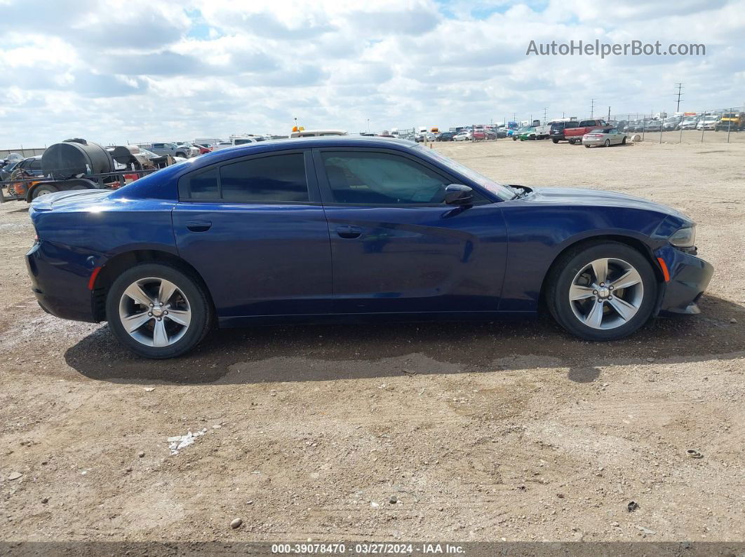 2016 Dodge Charger Se Blue vin: 2C3CDXBG5GH146652