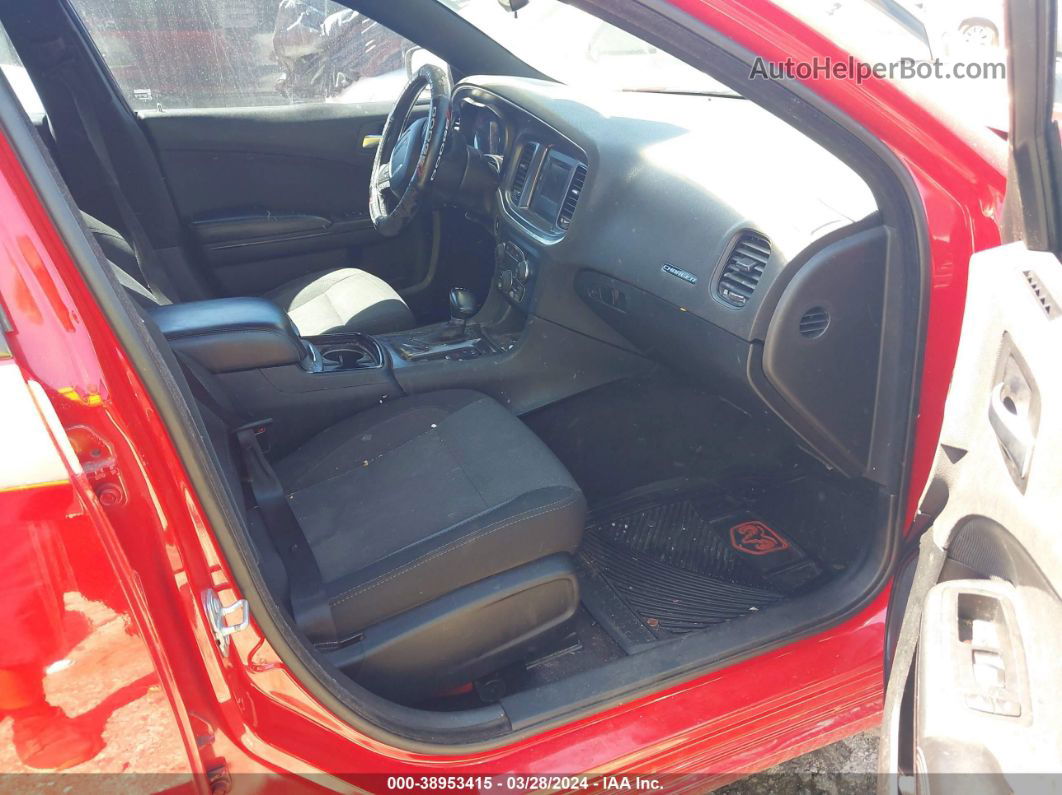 2016 Dodge Charger Se Red vin: 2C3CDXBG5GH312765