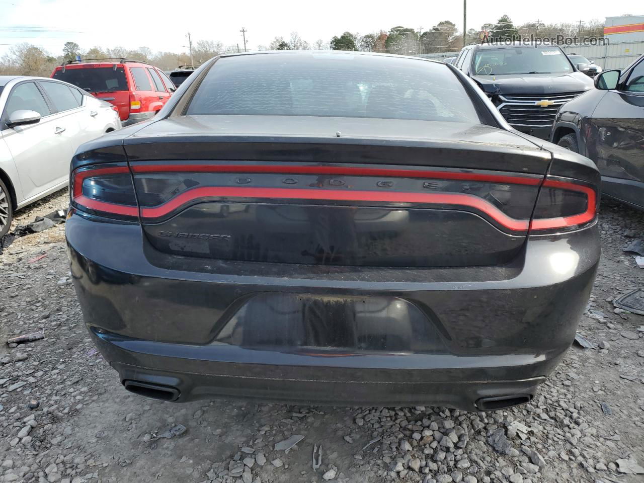 2016 Dodge Charger Se Black vin: 2C3CDXBG5GH327704