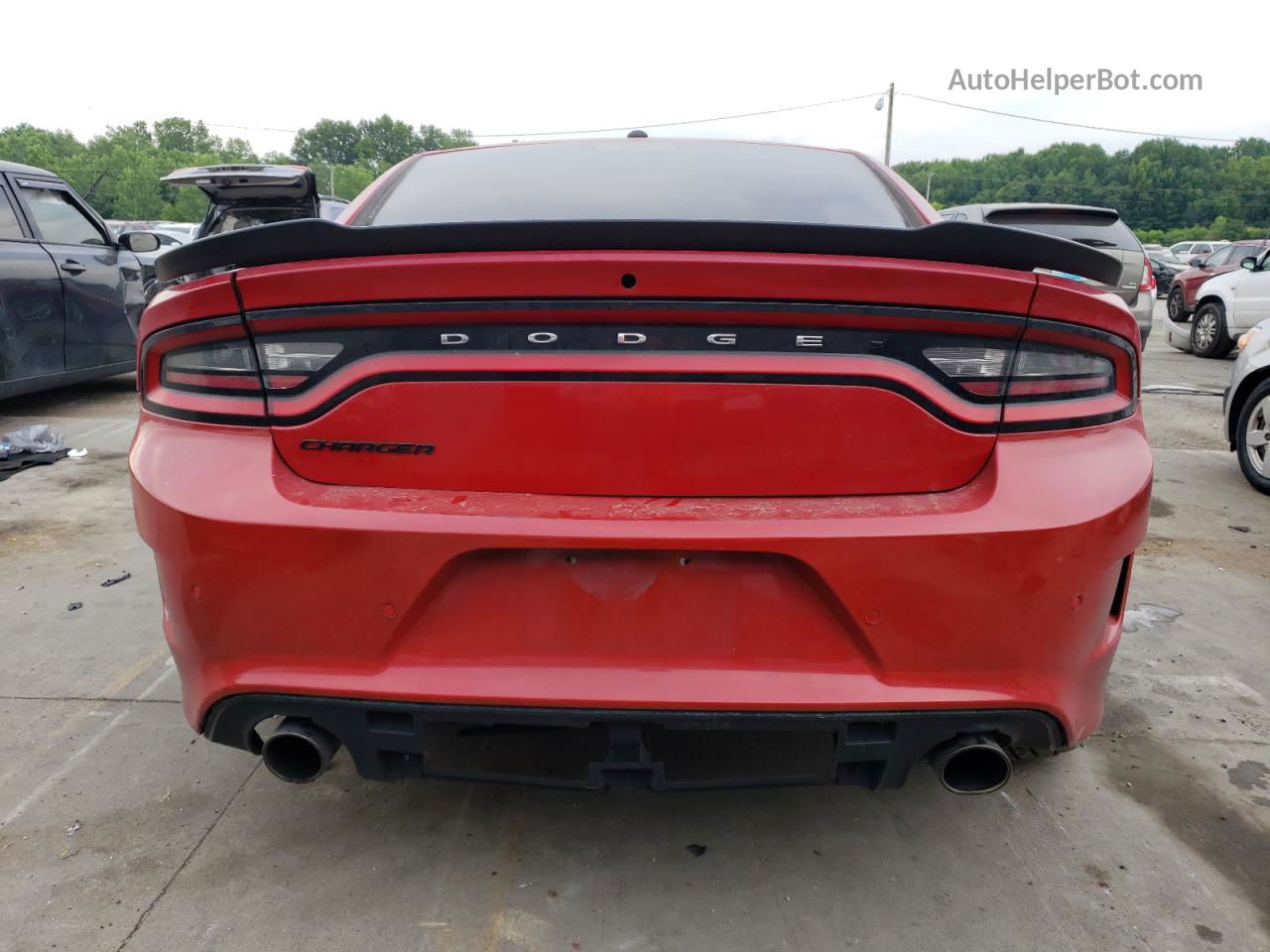 2017 Dodge Charger Se Red vin: 2C3CDXBG5HH529329