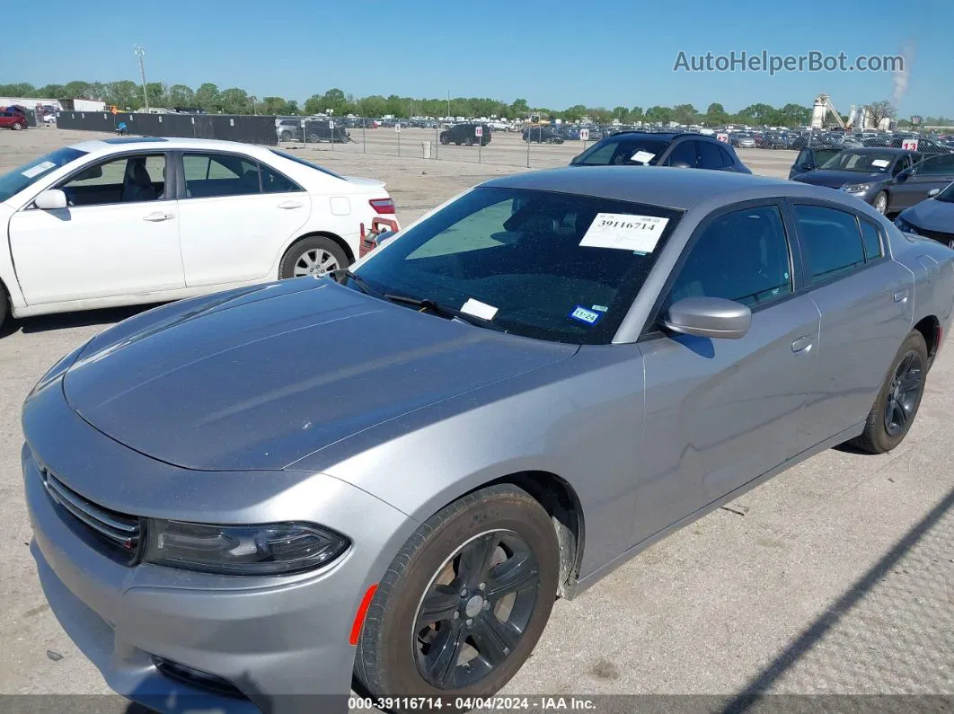 2017 Dodge Charger Se Rwd Silver vin: 2C3CDXBG5HH546535