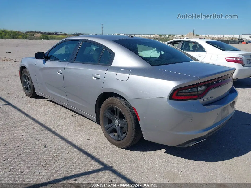 2017 Dodge Charger Se Rwd Silver vin: 2C3CDXBG5HH546535