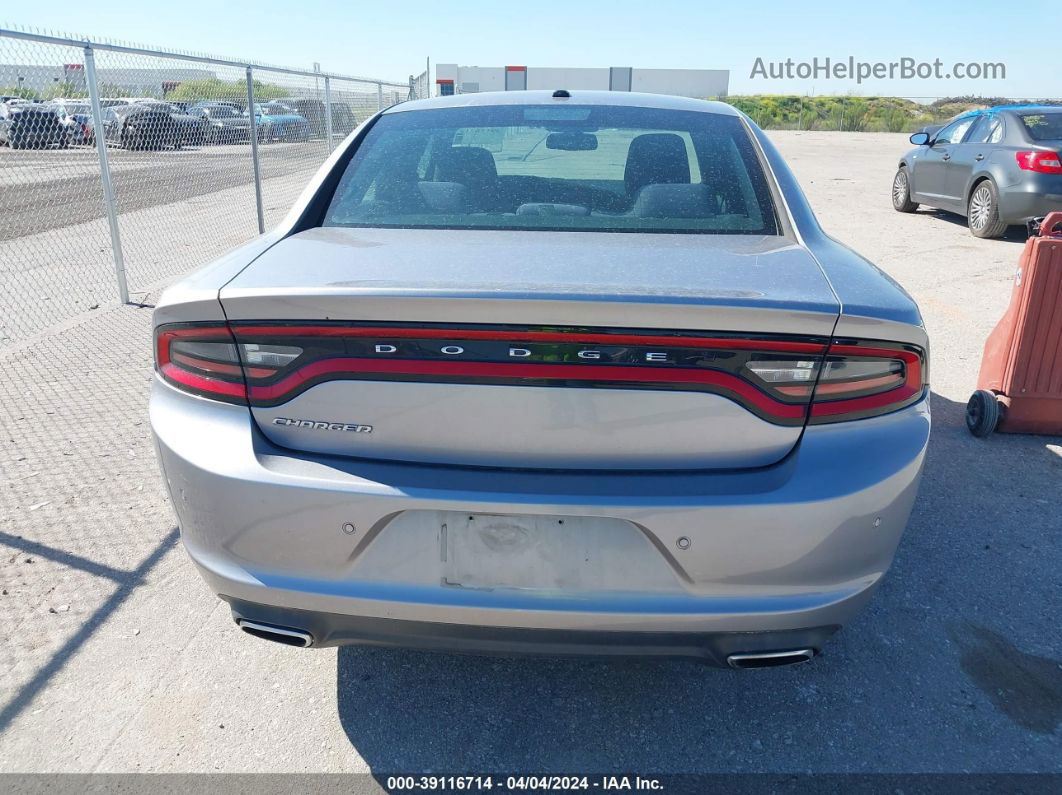 2017 Dodge Charger Se Rwd Silver vin: 2C3CDXBG5HH546535