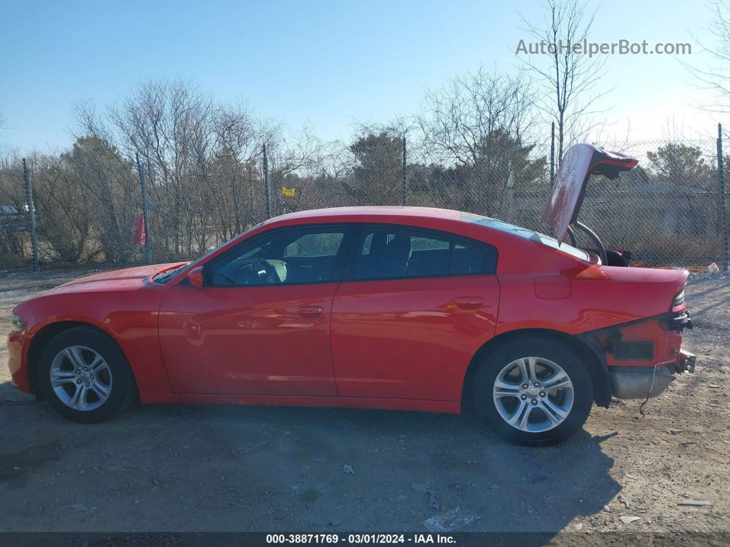 2017 Dodge Charger Se Rwd Red vin: 2C3CDXBG5HH660387