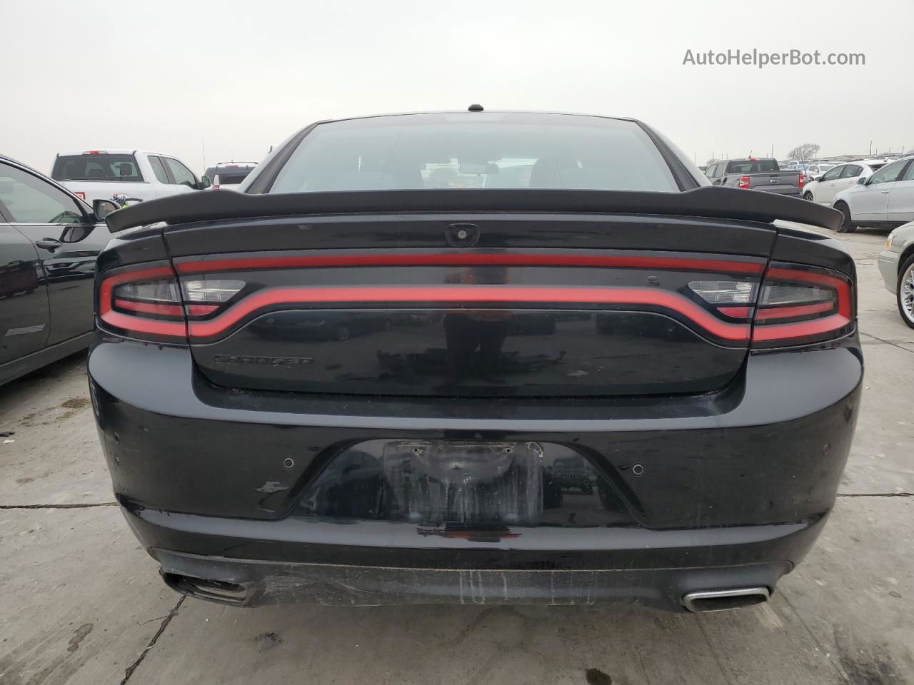 2018 Dodge Charger Sxt Black vin: 2C3CDXBG5JH186270