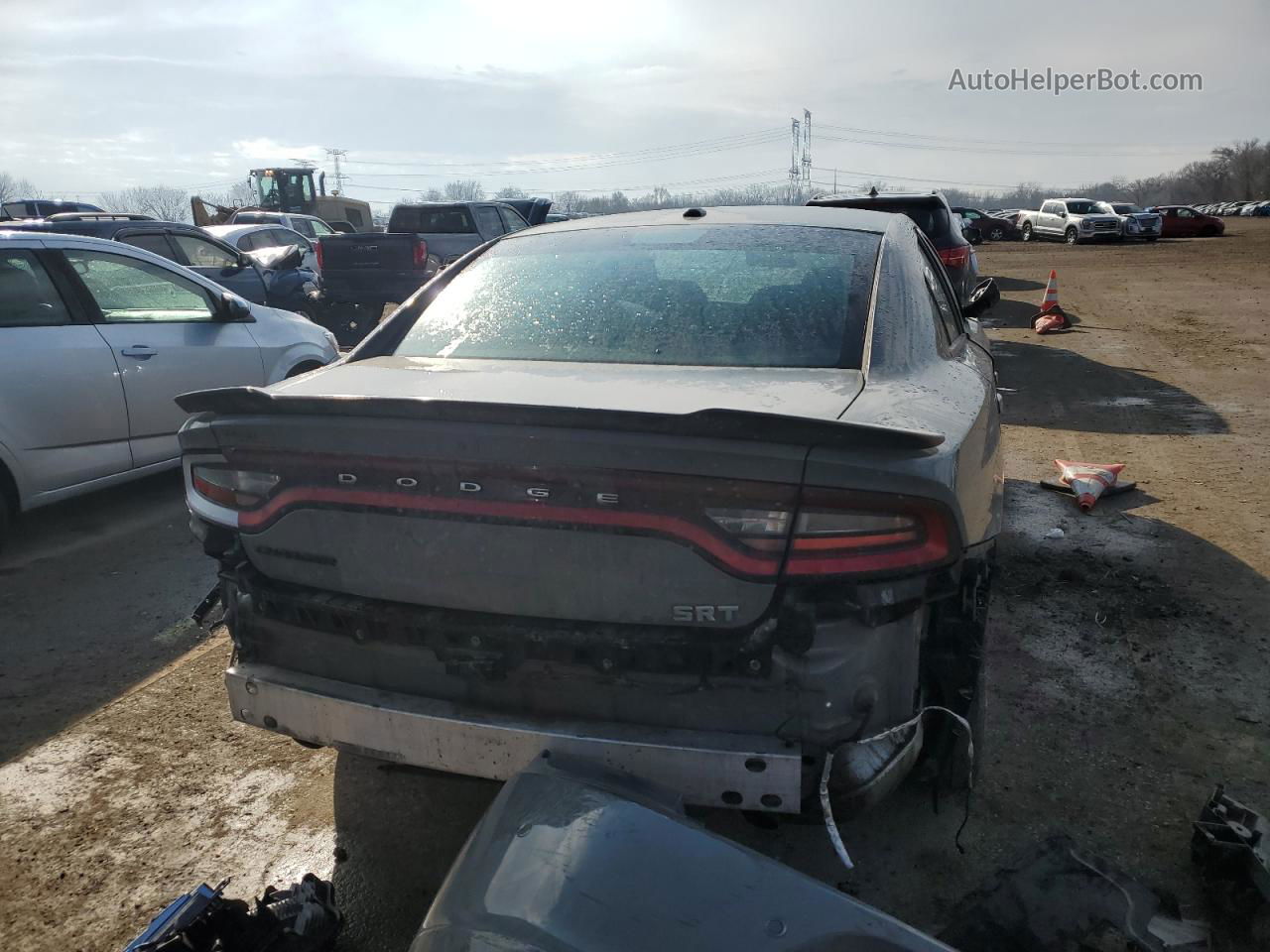 2018 Dodge Charger Sxt Gray vin: 2C3CDXBG5JH196863