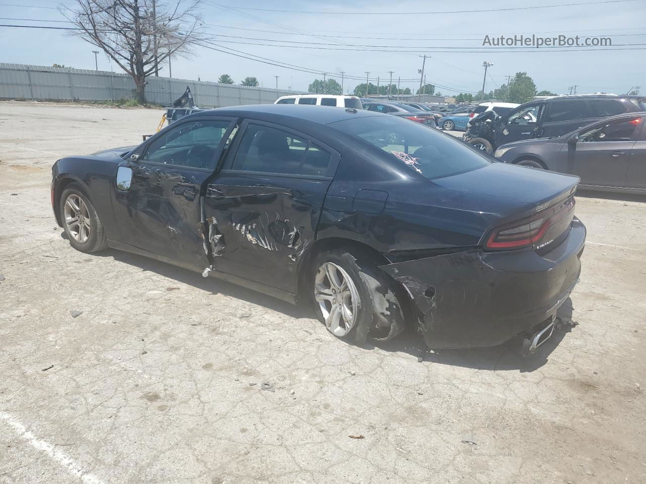 2018 Dodge Charger Sxt Black vin: 2C3CDXBG5JH230428