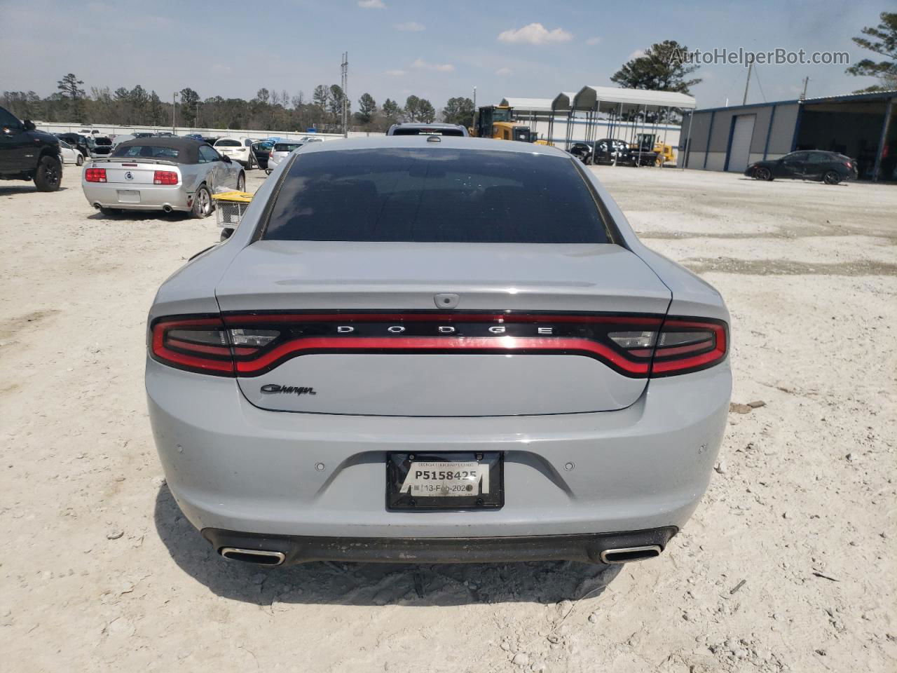 2021 Dodge Charger Sxt Серый vin: 2C3CDXBG5MH511181