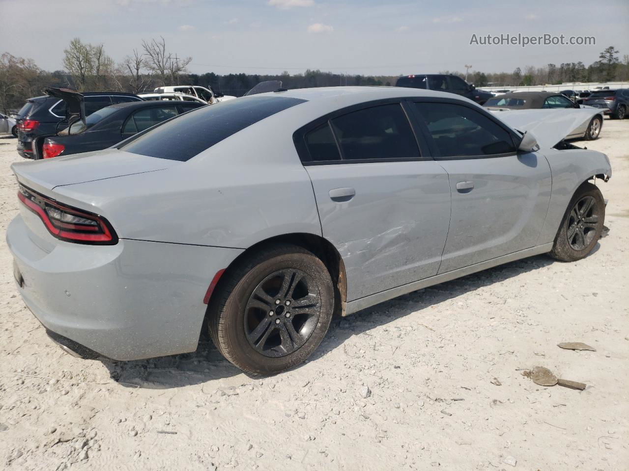 2021 Dodge Charger Sxt Gray vin: 2C3CDXBG5MH511181