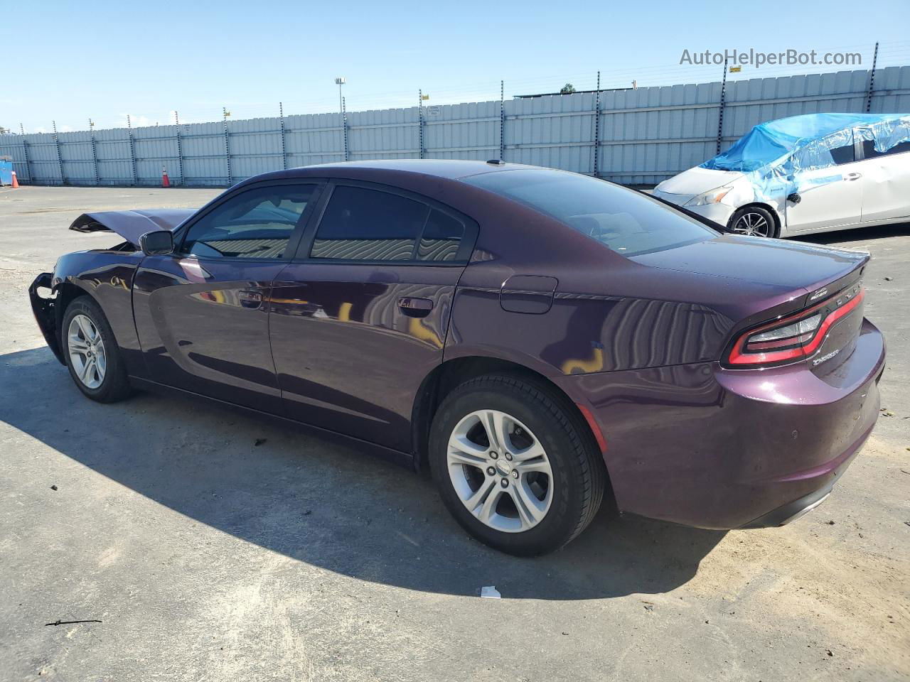 2021 Dodge Charger Sxt Purple vin: 2C3CDXBG5MH512816