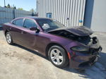 2021 Dodge Charger Sxt Purple vin: 2C3CDXBG5MH512816