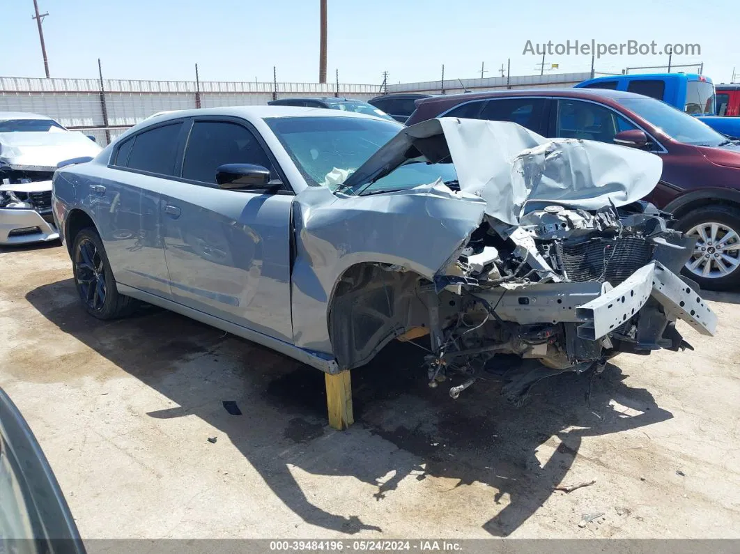 2021 Dodge Charger Sxt Rwd Gray vin: 2C3CDXBG5MH533892