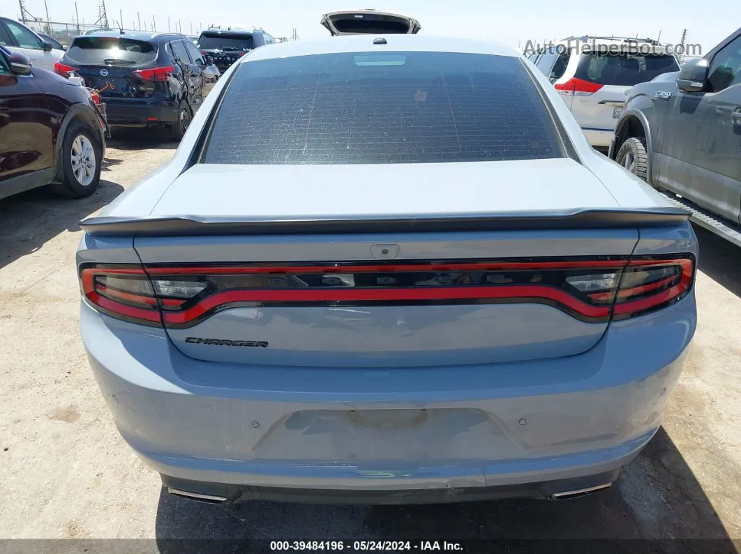 2021 Dodge Charger Sxt Rwd Gray vin: 2C3CDXBG5MH533892