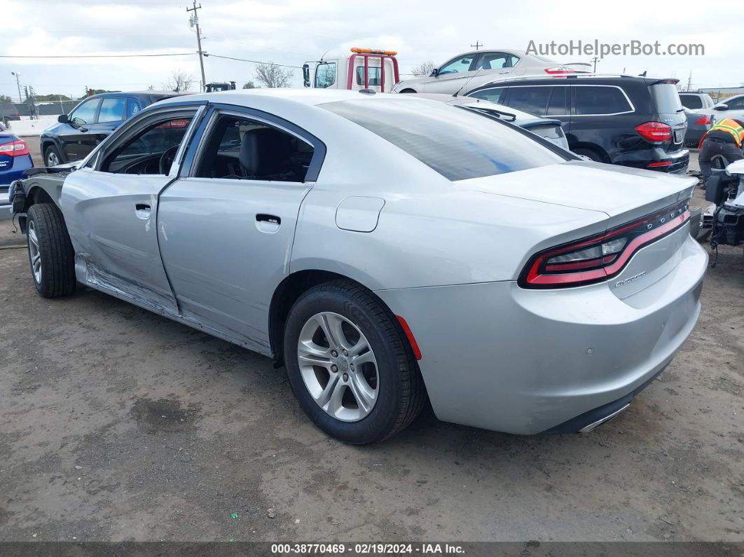 2021 Dodge Charger Sxt Rwd Серебряный vin: 2C3CDXBG5MH548554