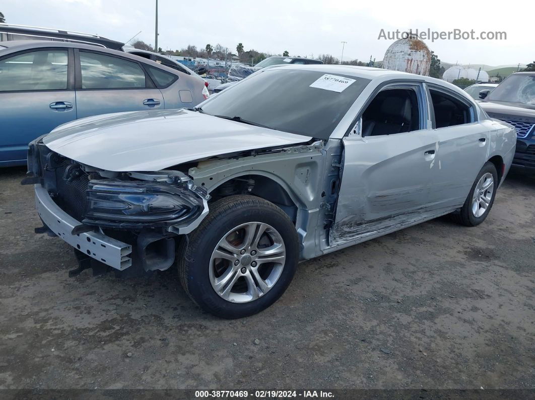 2021 Dodge Charger Sxt Rwd Серебряный vin: 2C3CDXBG5MH548554