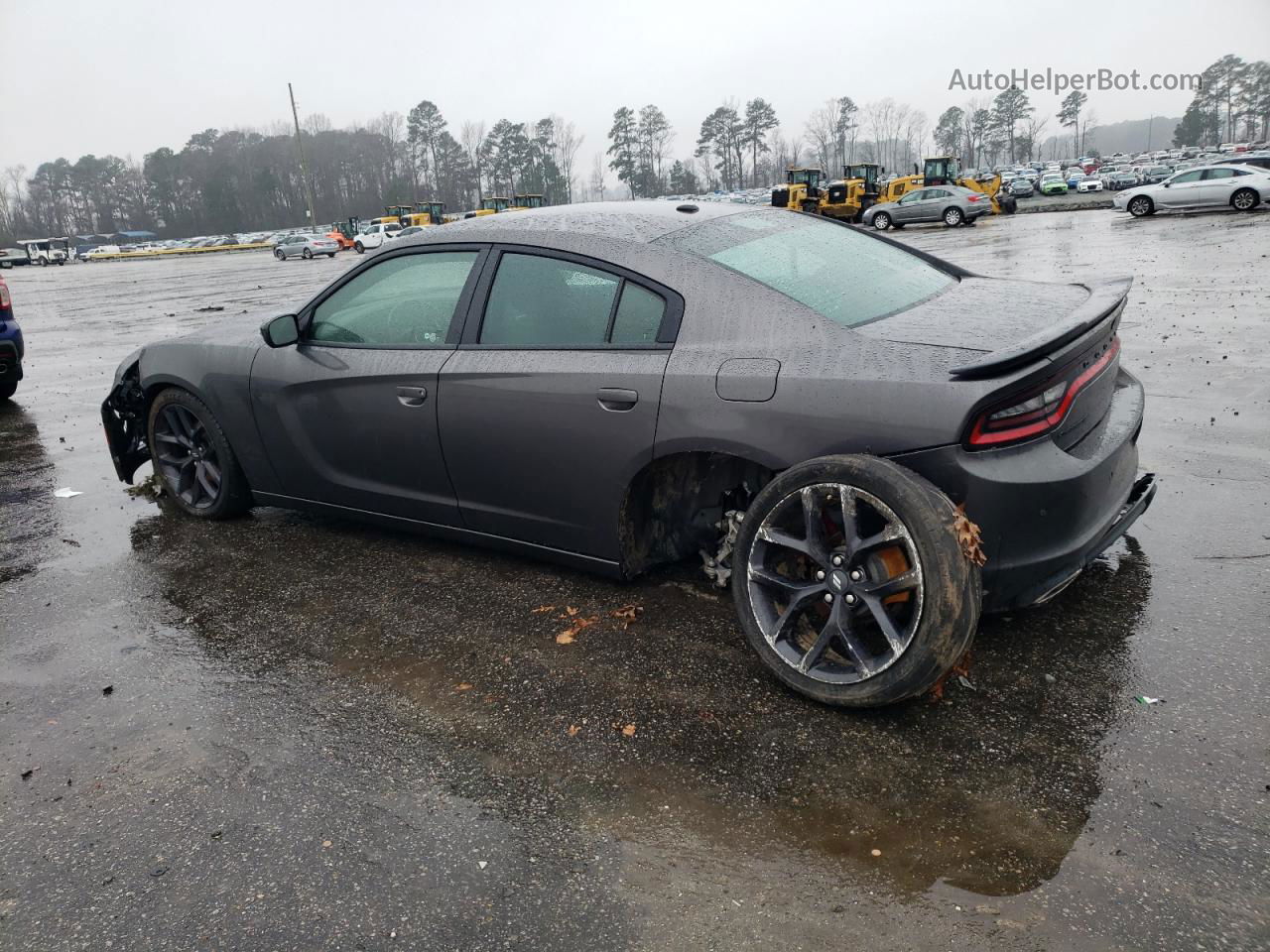 2021 Dodge Charger Sxt Gray vin: 2C3CDXBG5MH605724