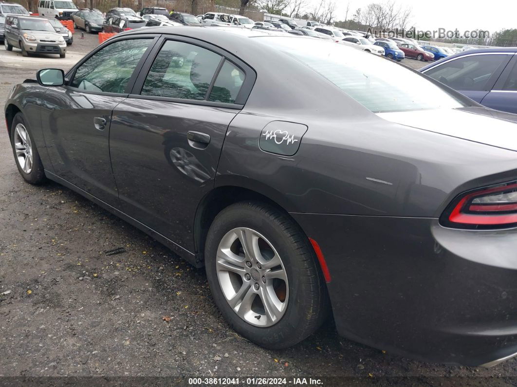 2021 Dodge Charger Sxt Rwd Серый vin: 2C3CDXBG5MH608106