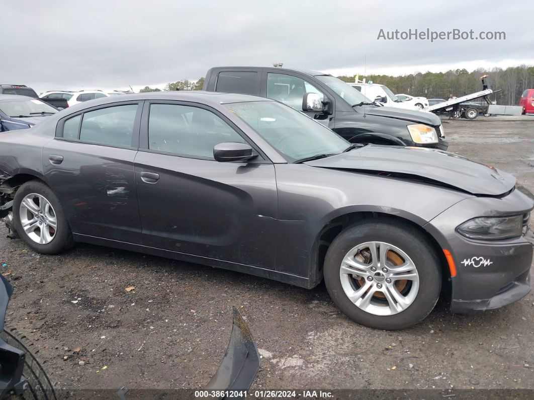 2021 Dodge Charger Sxt Rwd Серый vin: 2C3CDXBG5MH608106