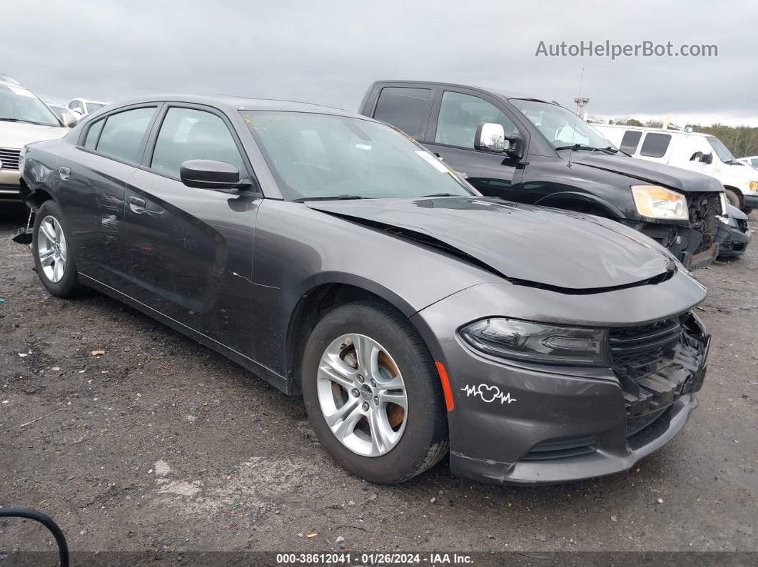 2021 Dodge Charger Sxt Rwd Серый vin: 2C3CDXBG5MH608106