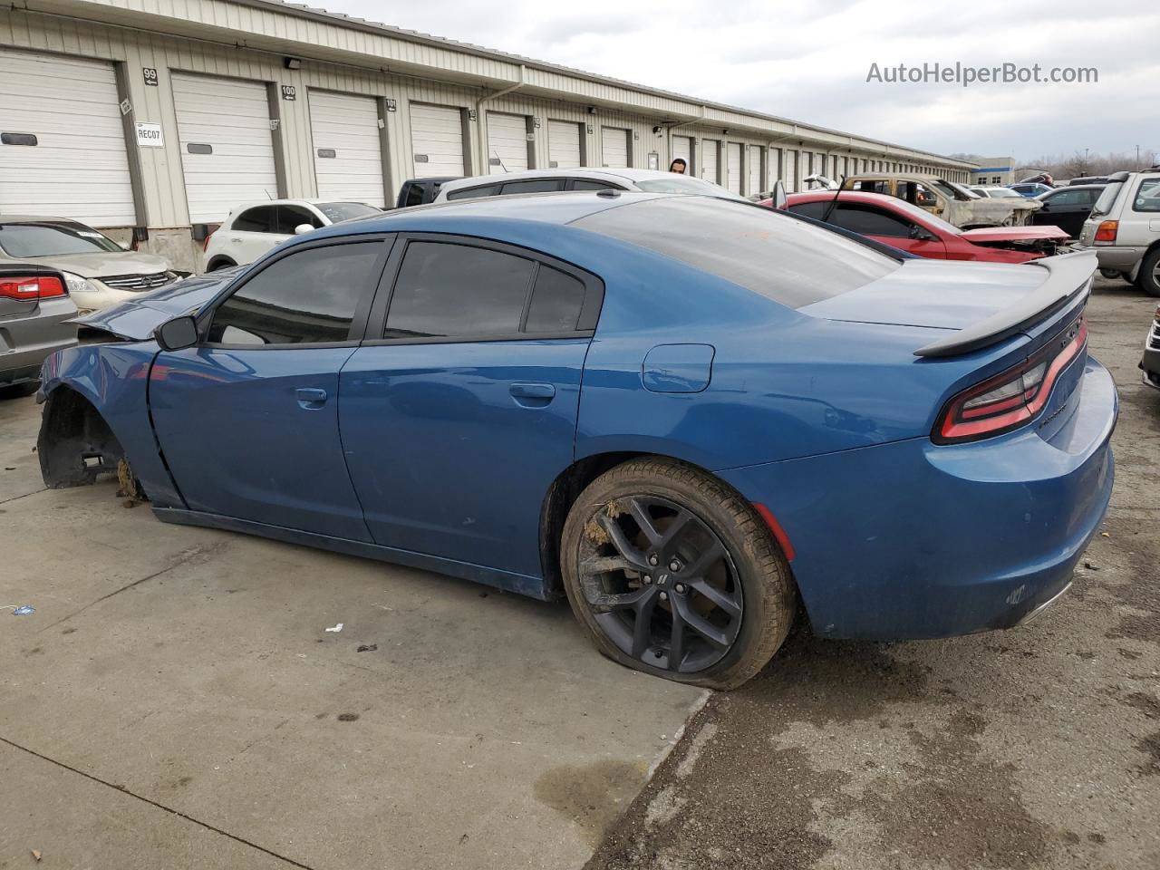 2021 Dodge Charger Sxt Blue vin: 2C3CDXBG5MH612866