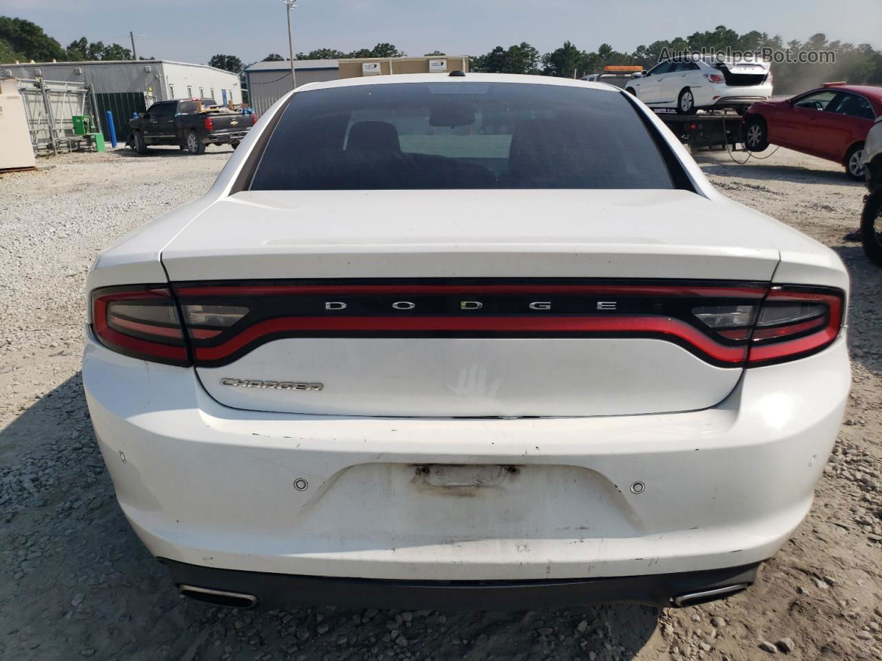 2016 Dodge Charger Se White vin: 2C3CDXBG6GH103194