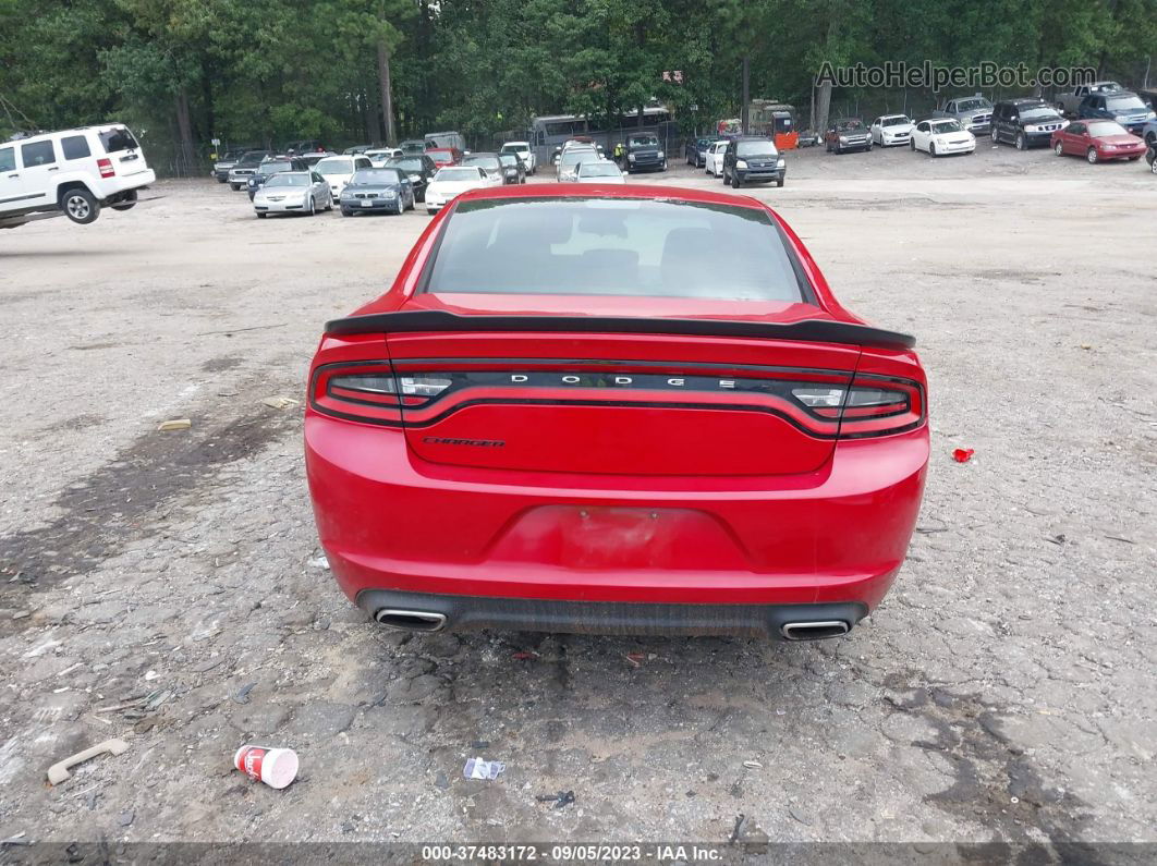 2016 Dodge Charger Se Red vin: 2C3CDXBG6GH216045