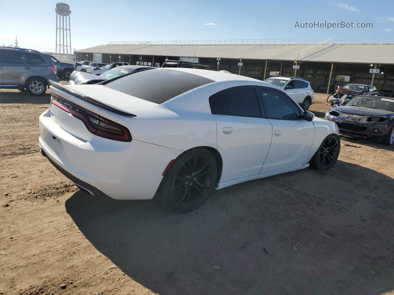 2016 Dodge Charger Se White vin: 2C3CDXBG6GH277458