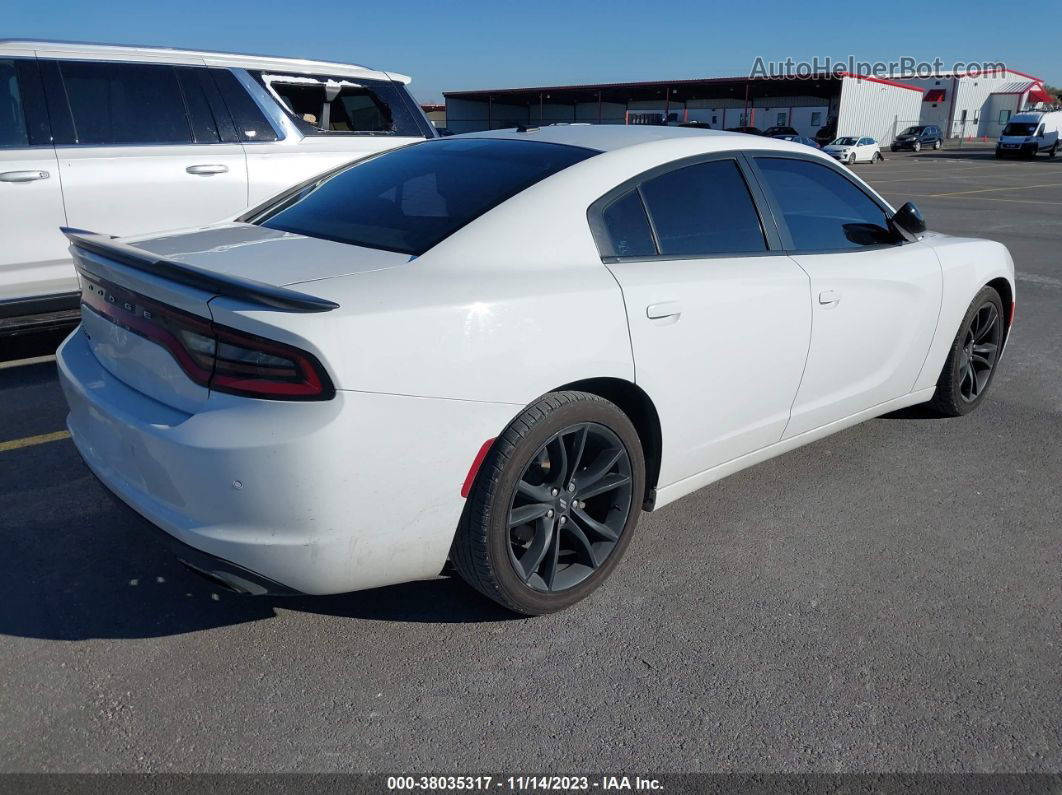 2017 Dodge Charger Se Rwd White vin: 2C3CDXBG6HH546527