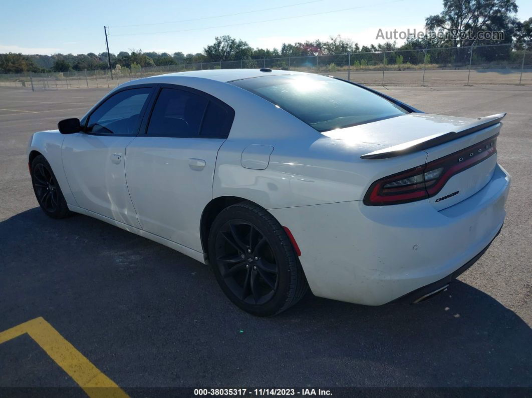 2017 Dodge Charger Se Rwd White vin: 2C3CDXBG6HH546527