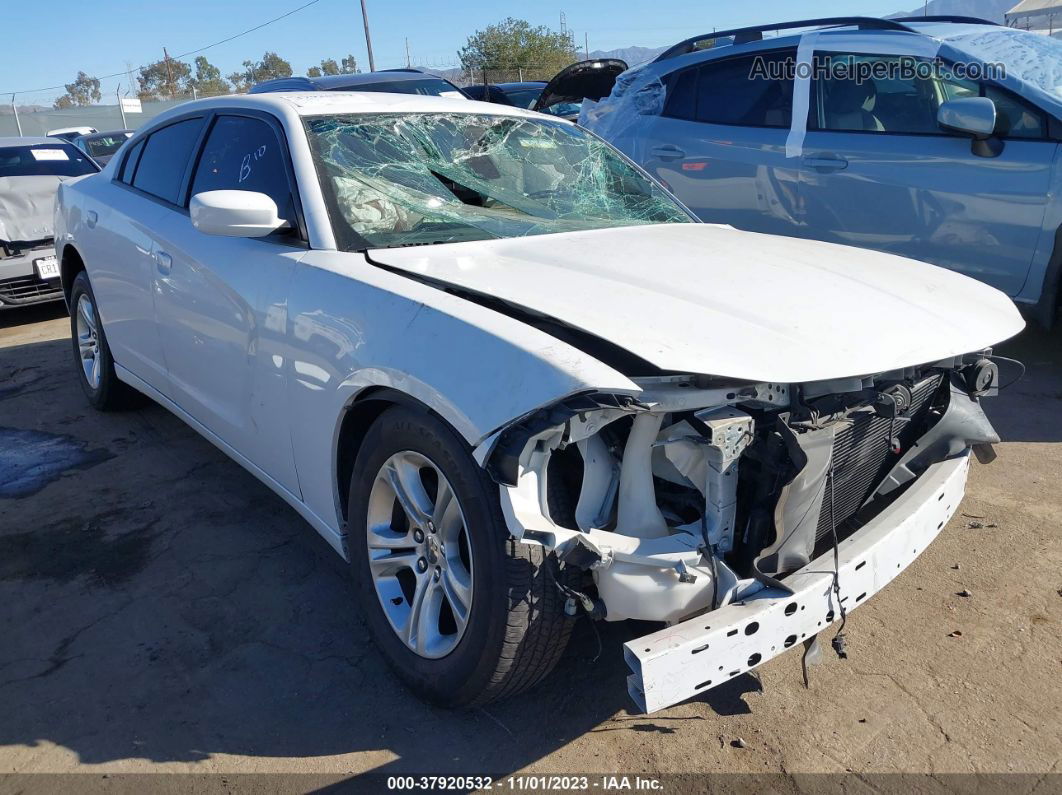 2017 Dodge Charger Se Rwd White vin: 2C3CDXBG6HH552795